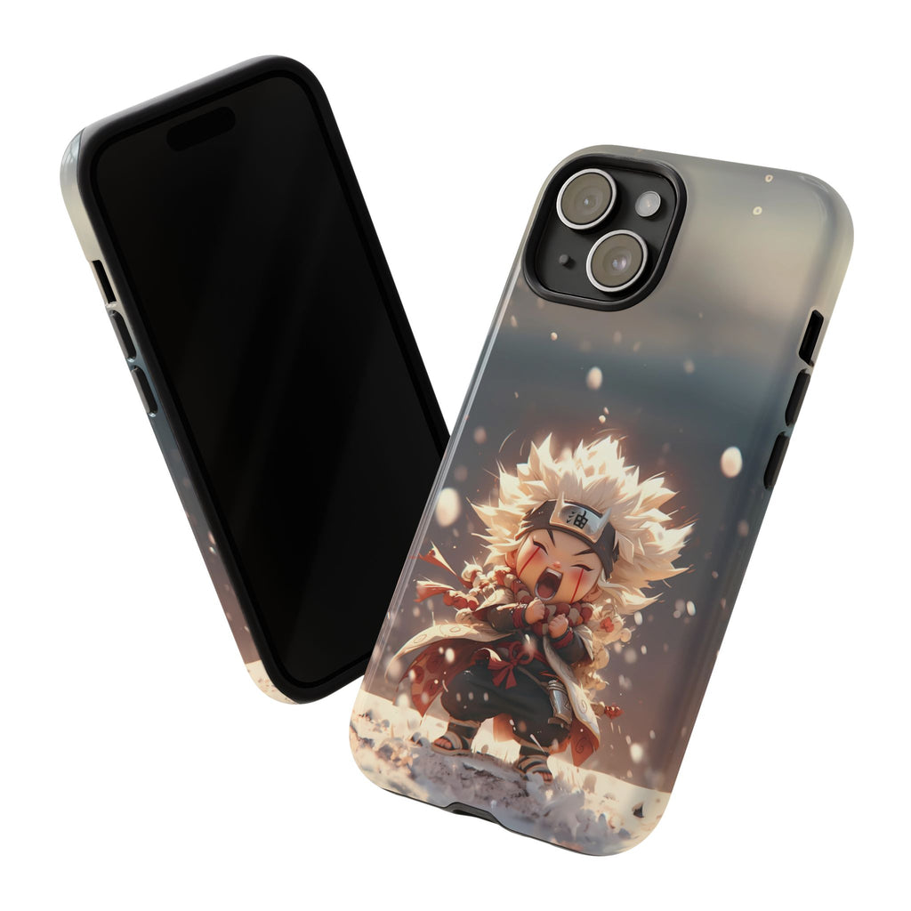Anime Phone Case – Chibi Jiraiya Tough Protective Case for iPhone & Samsung