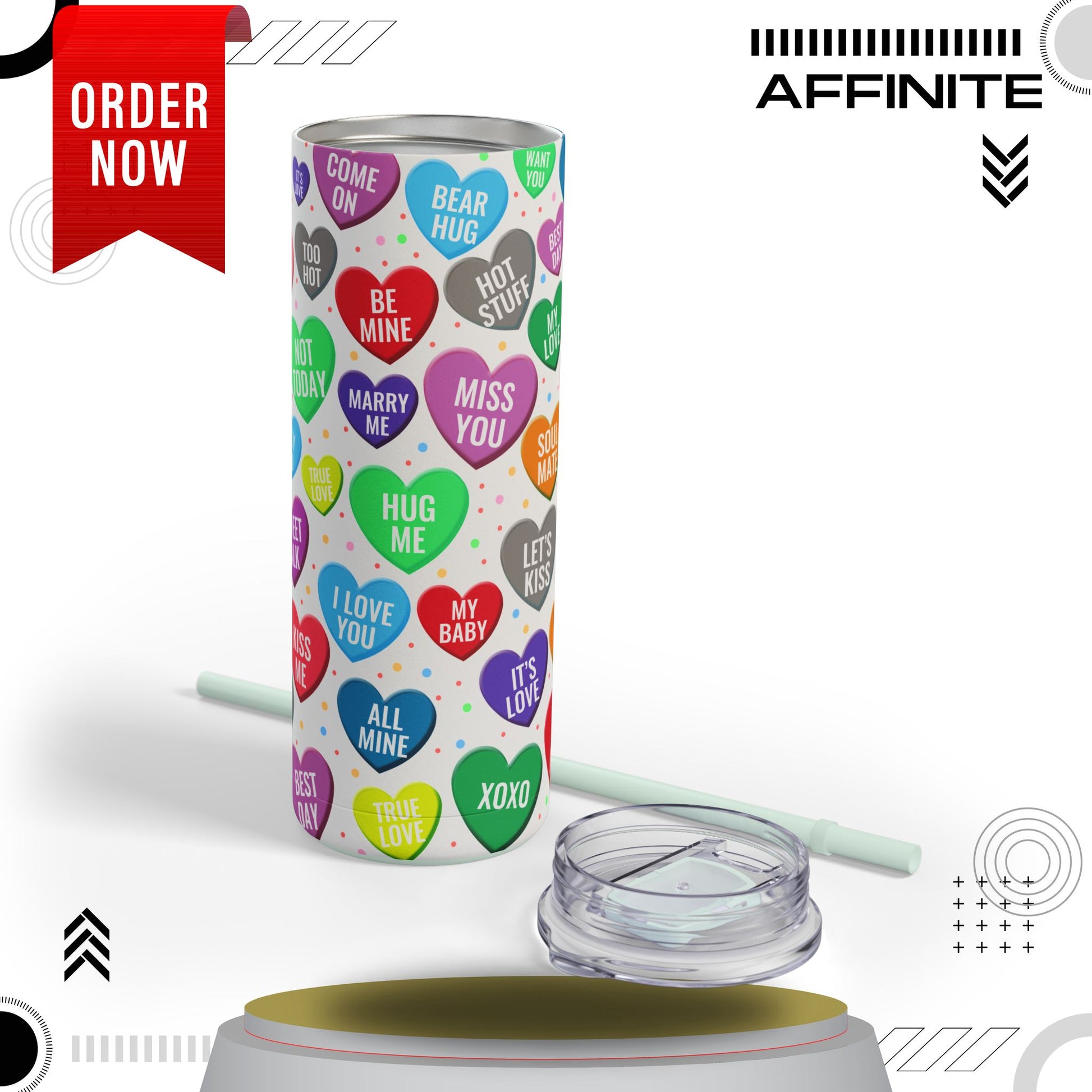 Tumblers Matte Tumbler Cup Love 20oz