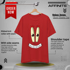 T-Shirt Cartoon Clothing - Spongebob Graphic Tee (Patrick & Mr. Krab) Red