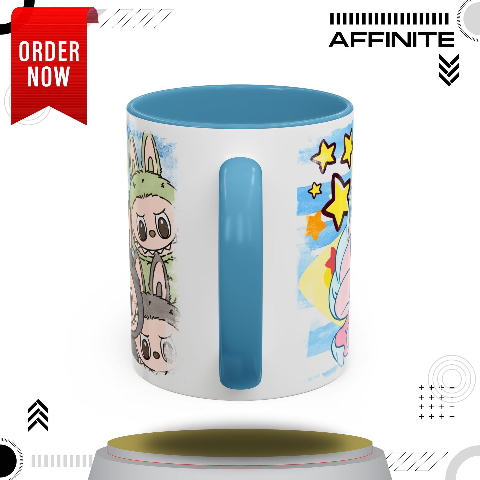 Mug Lazy Yoga Accent Coffee Mug - Cute Animal Design 11oz & 15oz