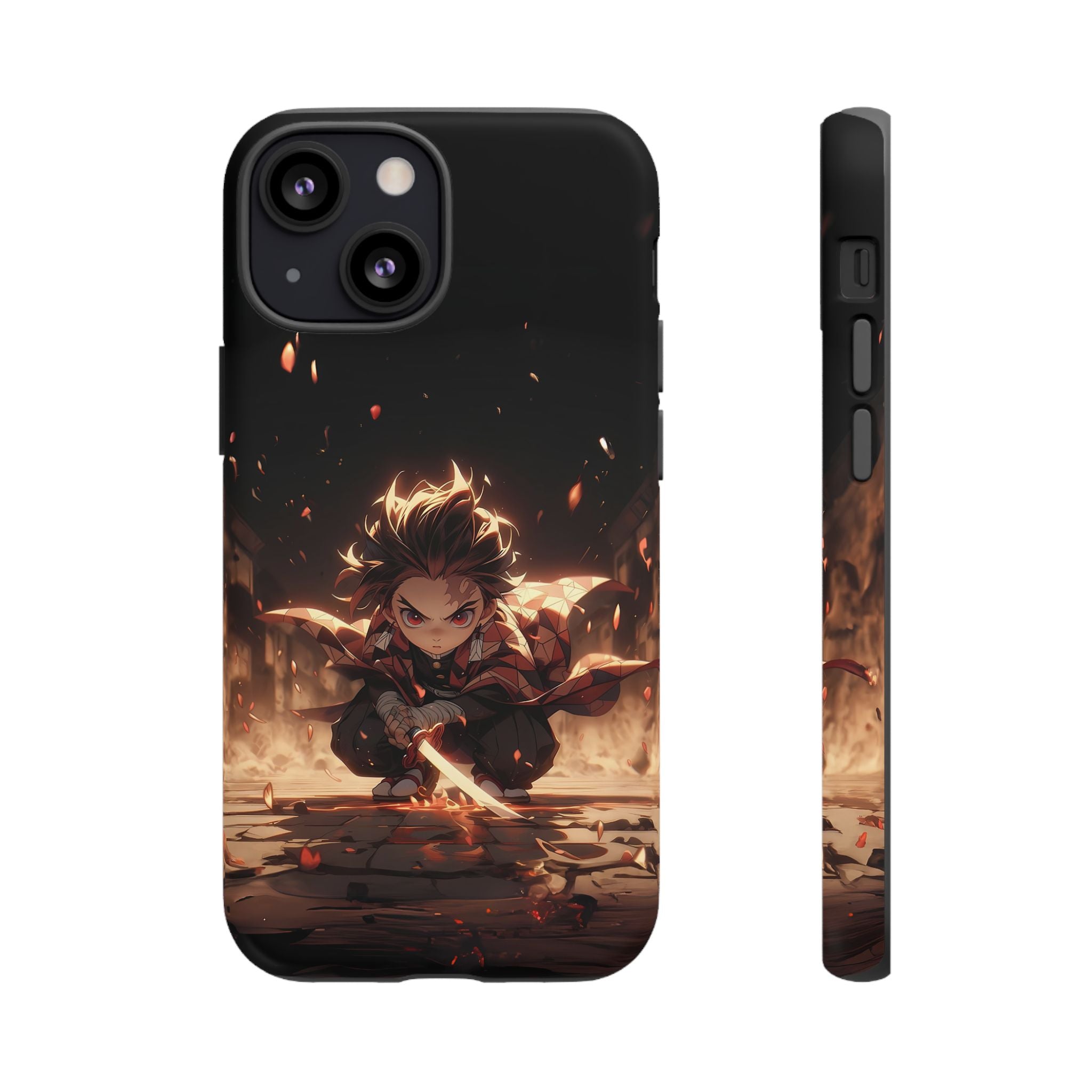 Tough Phone Case – Chibi Tanjiro Kamado Anime Protective Case for iPhone & Samsung