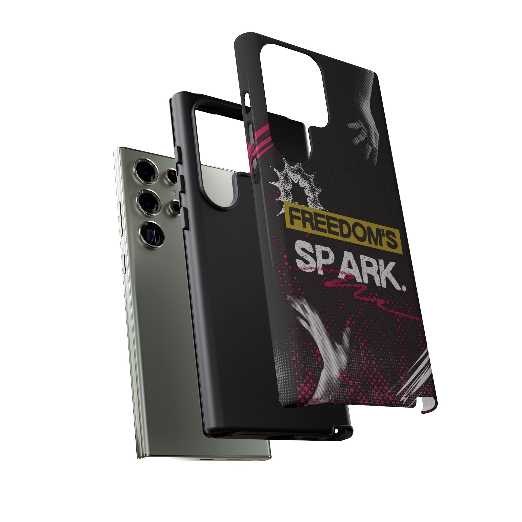 Tough Cases - Freedom's Spark Motivationsl Themed Phone Protection for iPhone, Samsung, and Google Pixel (Matte/Glossy)