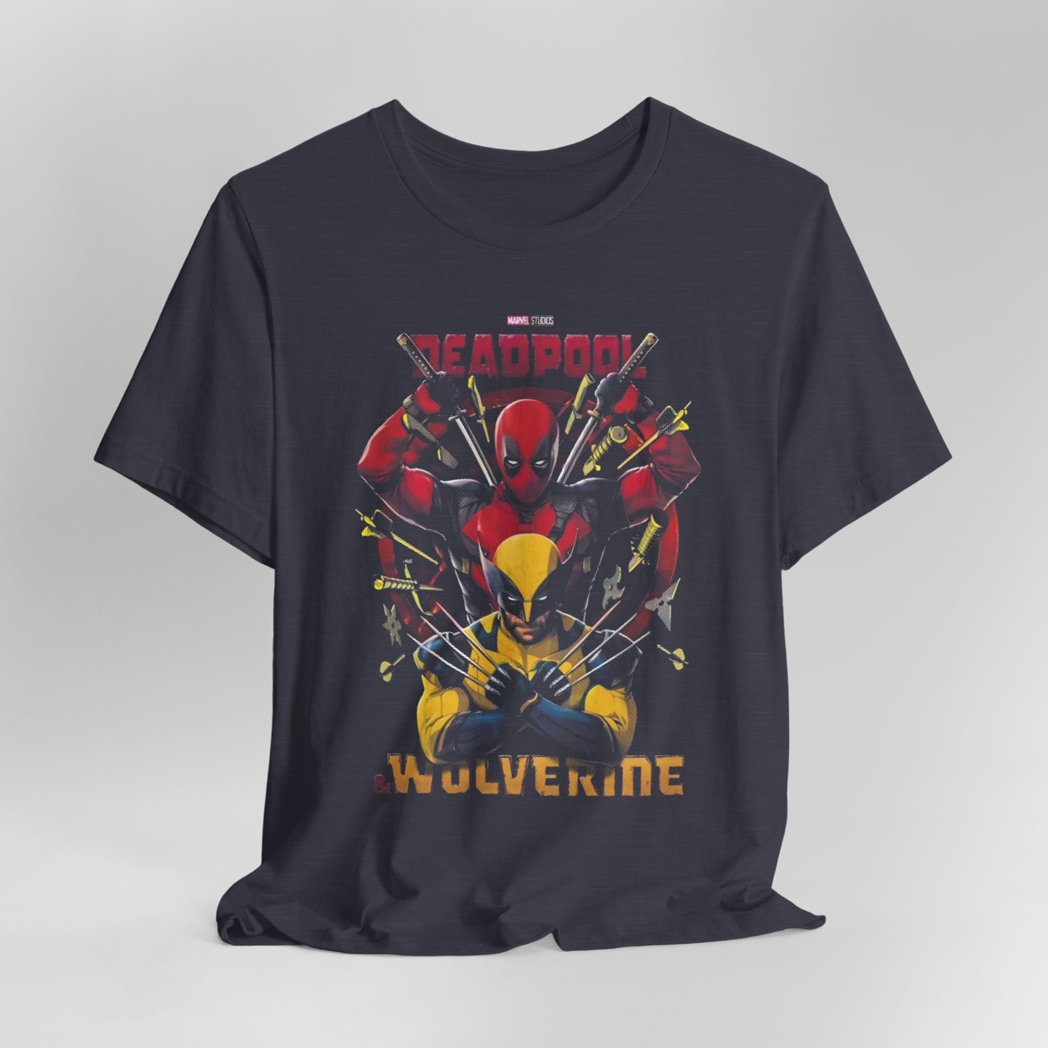 Wolverine and Deadpool T-Shirt – Soft Cotton Graphic Tee for Marvel Fans | Unisex Crew Neck