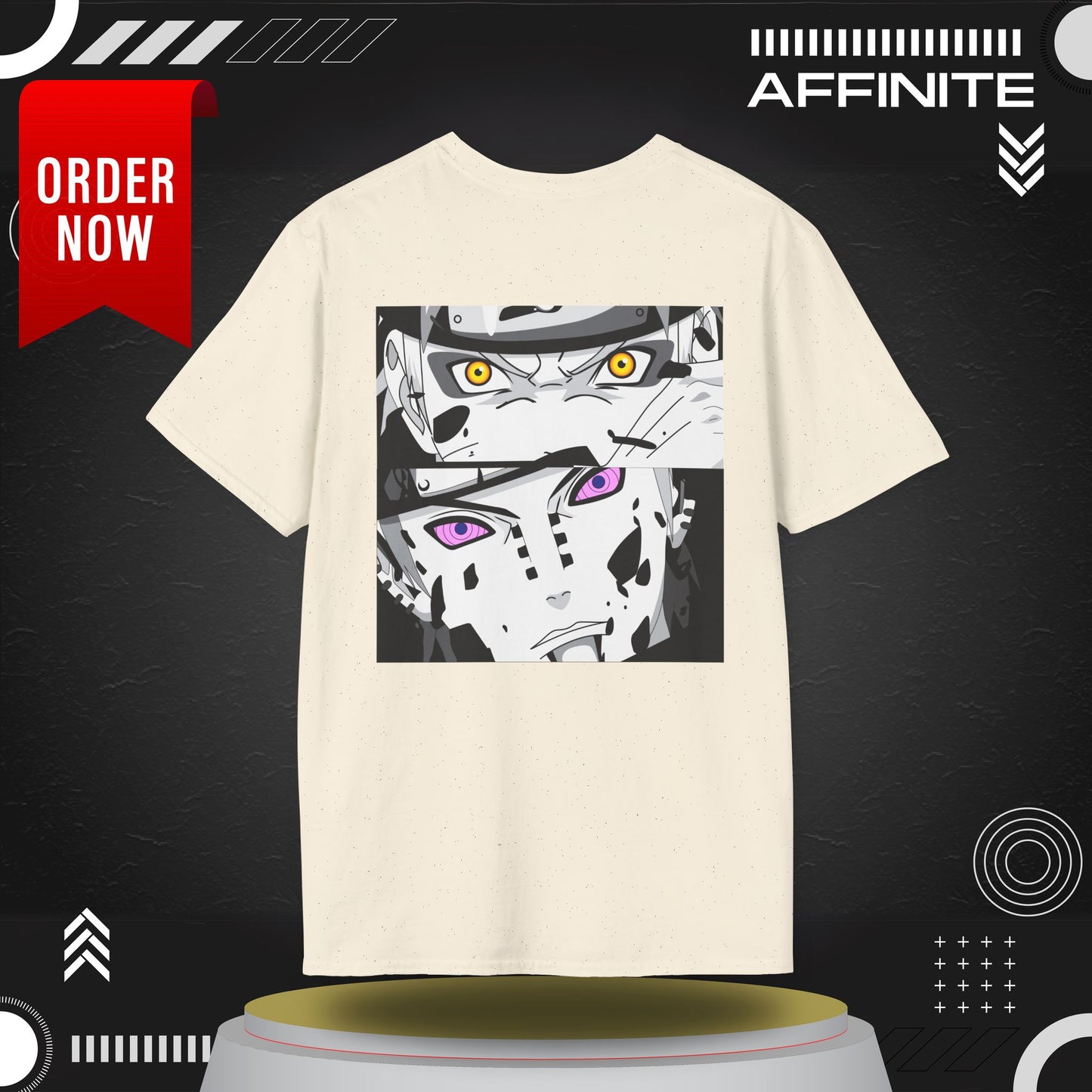 T-Shirt Anime-Jiraiya Inspired Unisex Softstyle T-Shirt with Bold Graphics