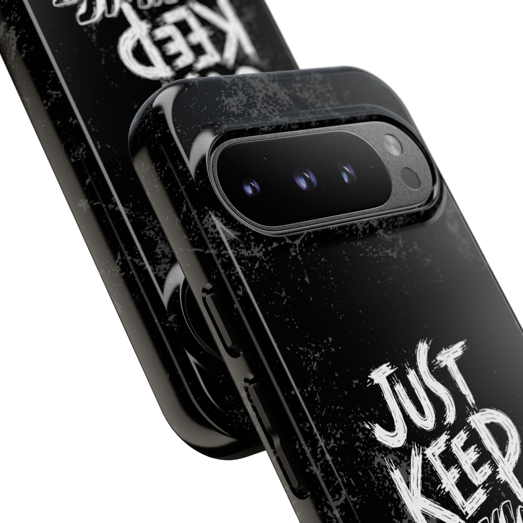 Tough Cases - Keep Moving Forward Quote Themed Phone Protection for iPhone, Samsung, and Google Pixel (Matte/Glossy)