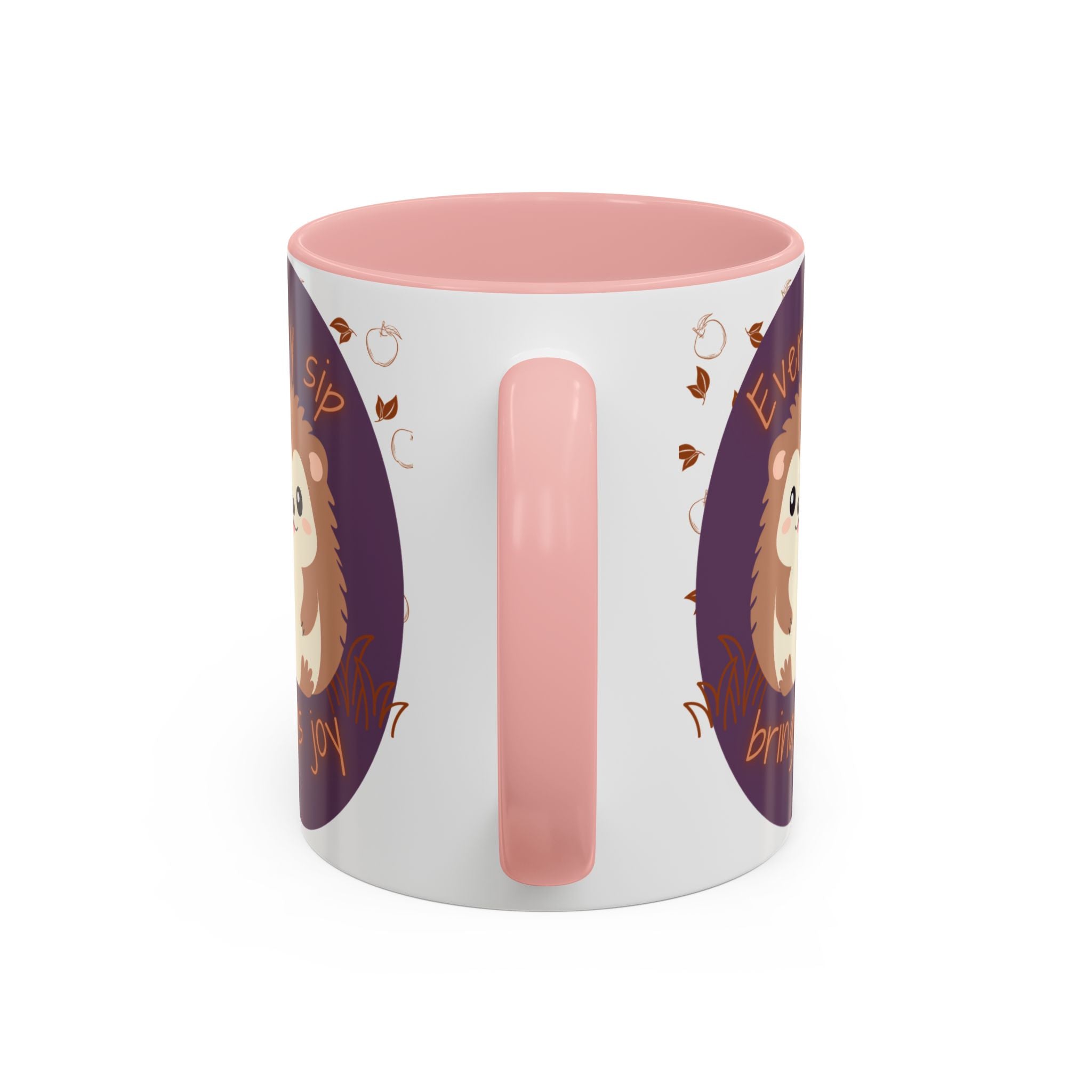 Cute Hedgehog Accent Coffee Mug , Funny Gift for Animal Lovers, (11oz) (15oz)