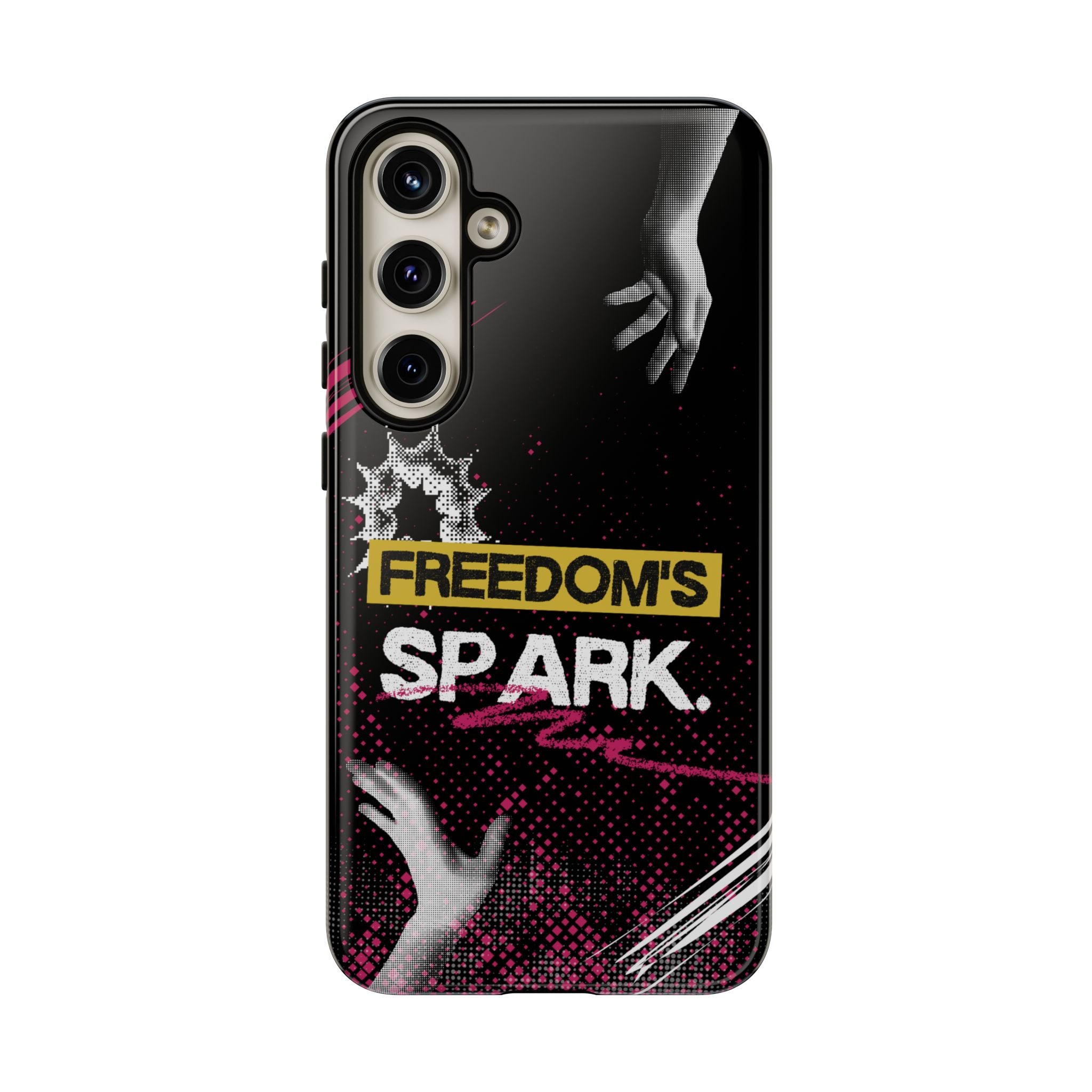Tough Cases - Freedom's Spark Motivationsl Themed Phone Protection for iPhone, Samsung, and Google Pixel (Matte/Glossy)