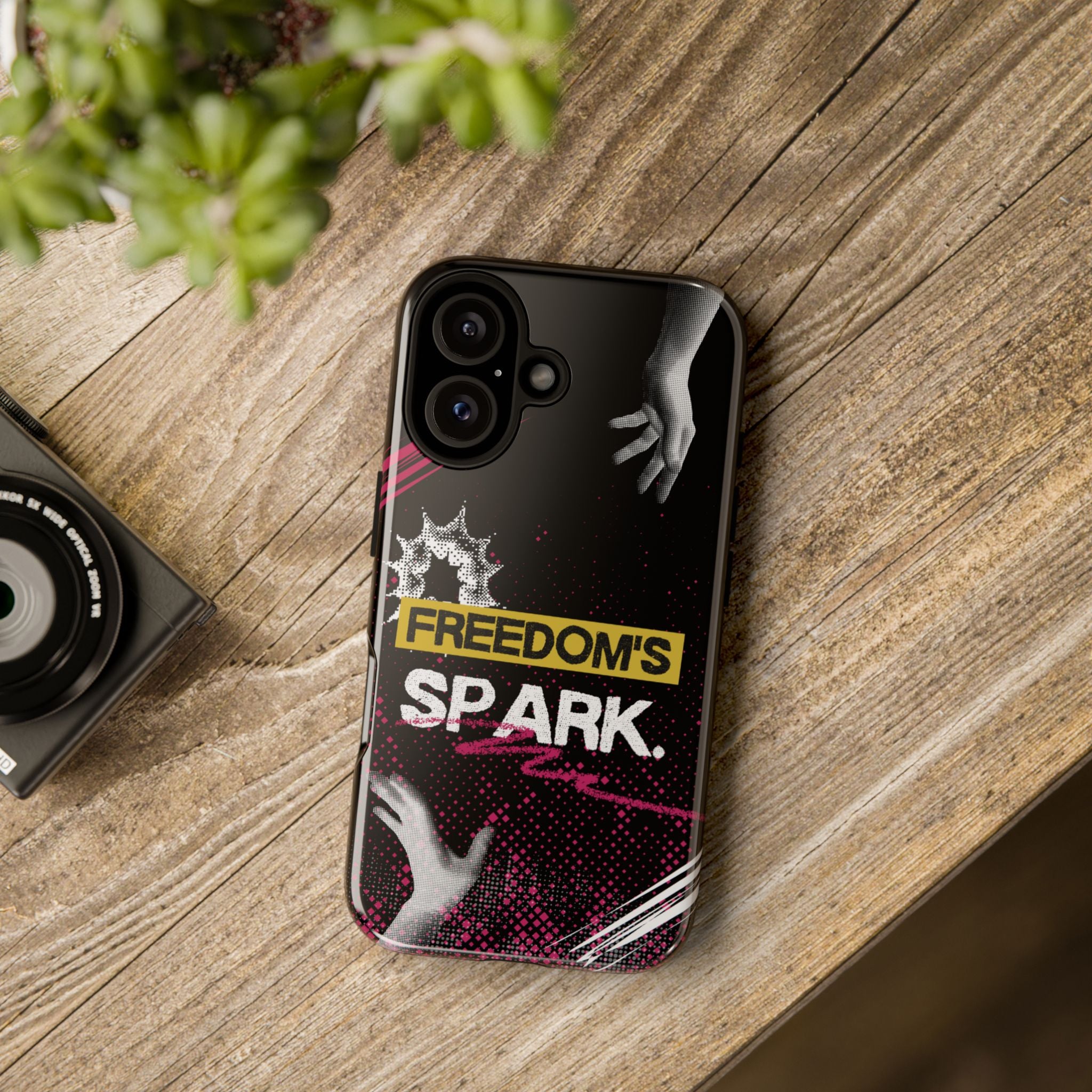 Tough Cases - Freedom's Spark Motivationsl Themed Phone Protection for iPhone, Samsung, and Google Pixel (Matte/Glossy)