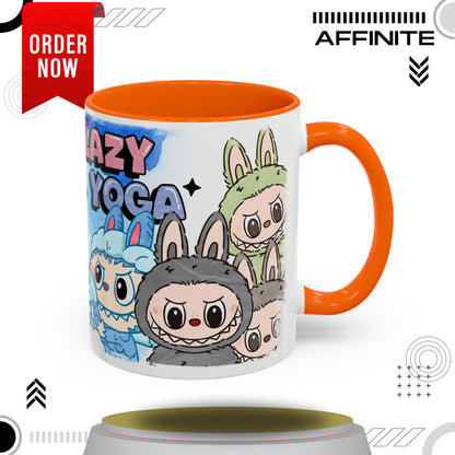 Mug Lazy Yoga Monsters Coffee Mug - Fun Accent Mug for Yoga Lovers