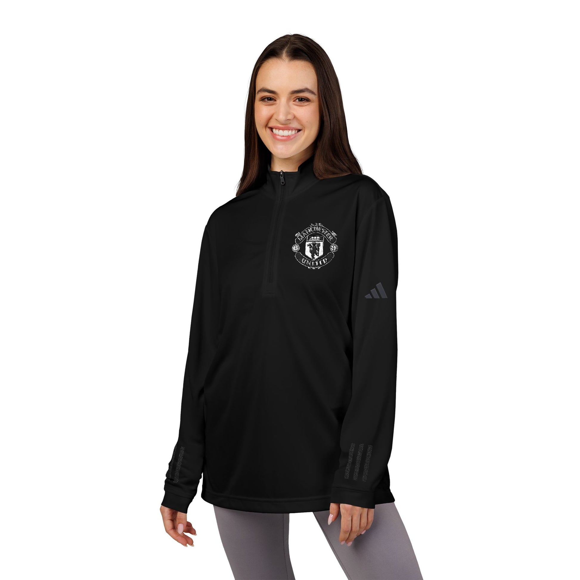 Sweatshirt adidas® Quarter-Zip Pullover (Embroidery)