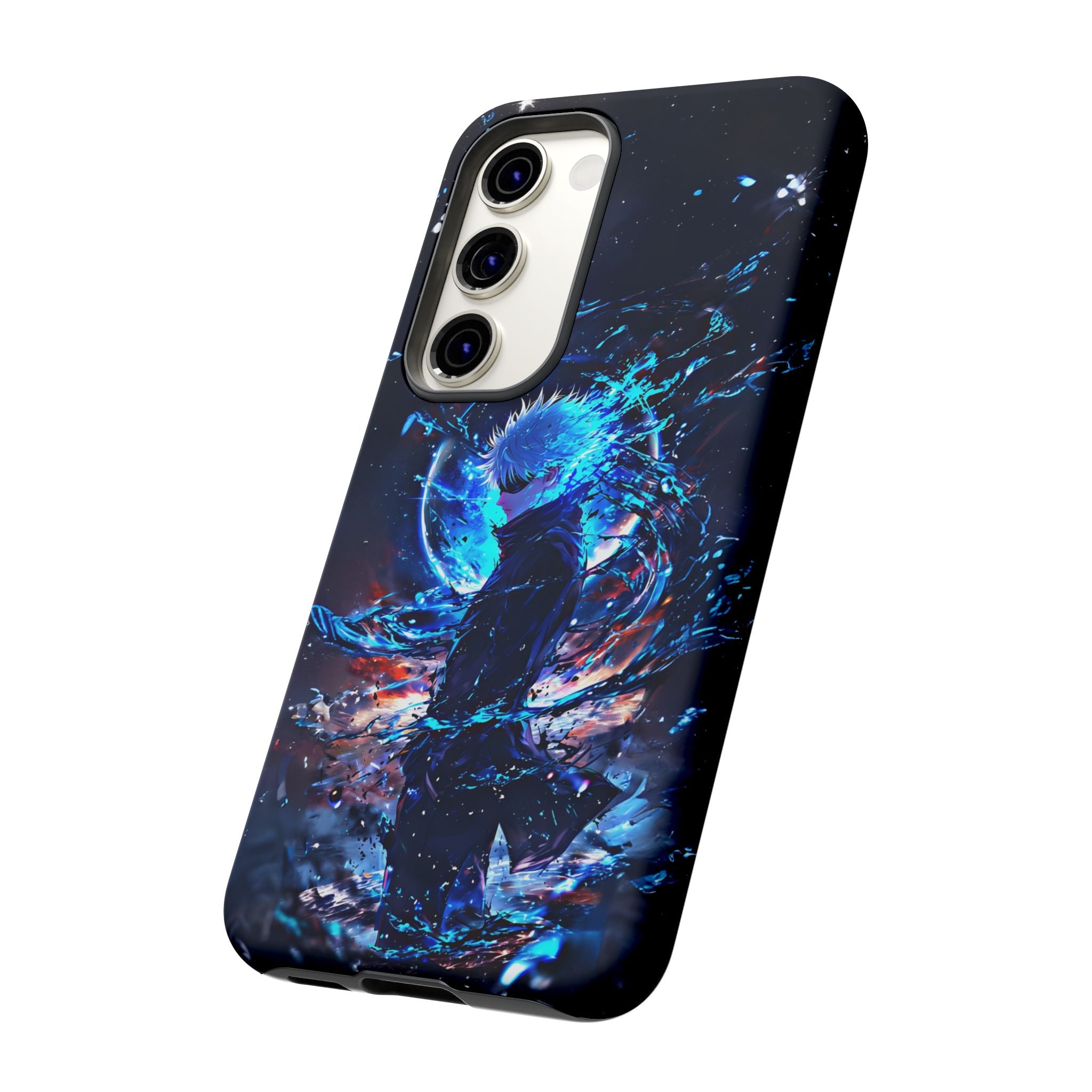 Anime Tough Phone Case – Gojou Satoru Design for iPhone, Samsung, and Google Pixel
