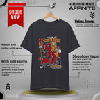 T-Shirt Deadpool Scooter Short Sleeve Tee – Fun, Unisex Graphic T-Shirt for Fans Dark Grey