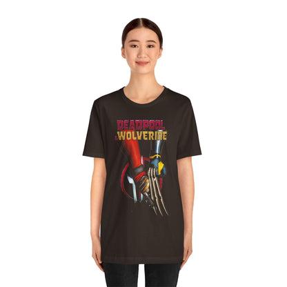 T-Shirt Deadpool & Wolverine Unisex Tee - Comic Book Style Graphic Shirt
