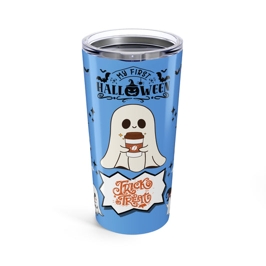Tumblers Tumbler 20oz Sky Blue, "Spooky Halloween 20oz Tumbler" Keep Your Drinks Hot or Cold with Style! 20oz