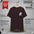 T-Shirt Unisex Anime Jujutsu Kaisen T-shirt - Gojou Satoru Design Oxblood Black