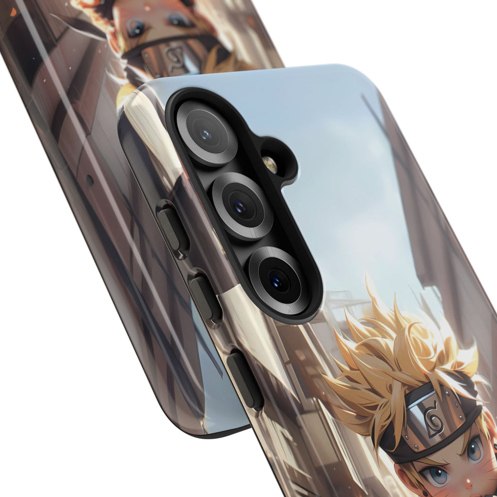 Chibi Naruto Tough Phone Case – Anime Protective Case for iPhone & Samsung, UV Resistant, Durable & Stylish