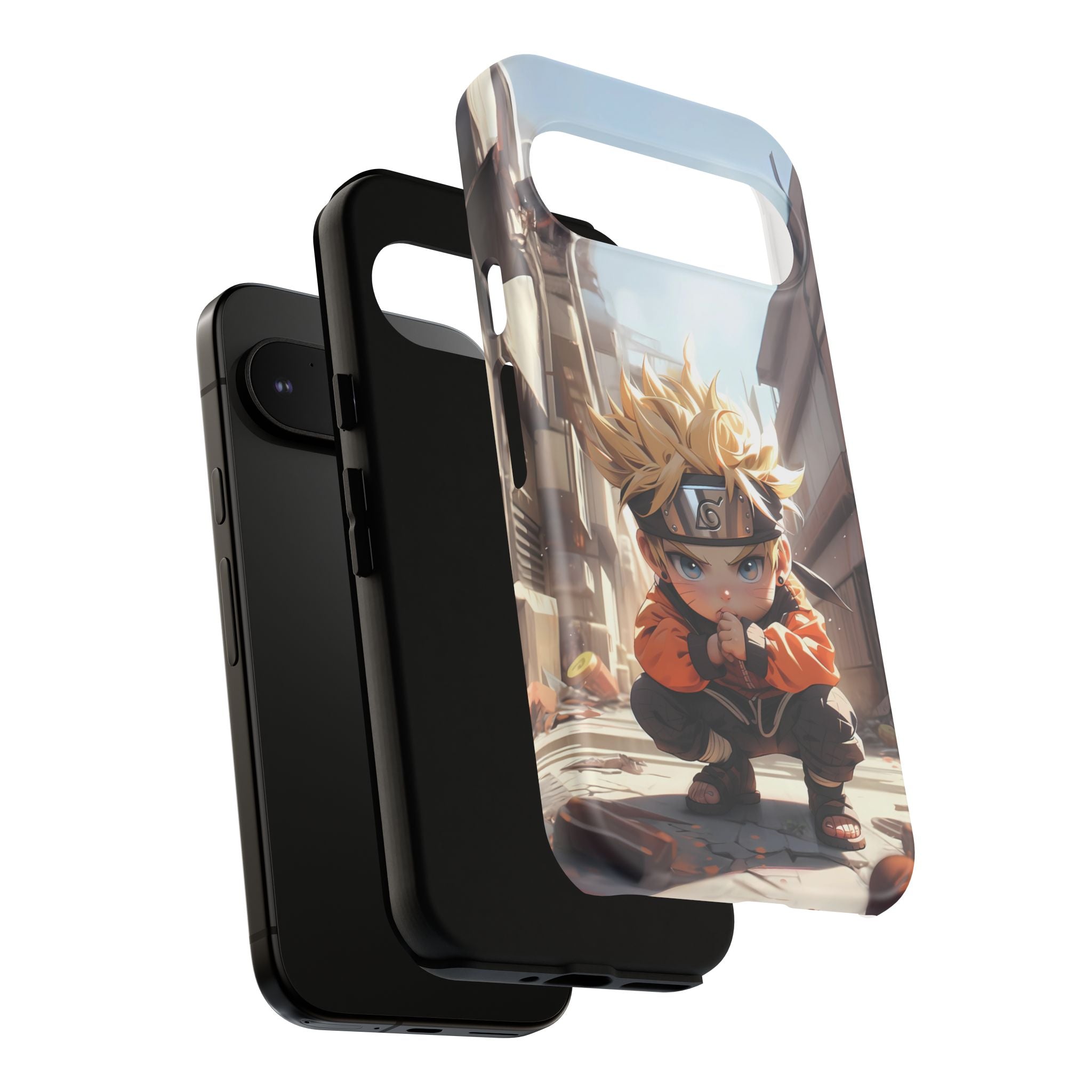 Chibi Naruto Tough Phone Case – Anime Protective Case for iPhone & Samsung, UV Resistant, Durable & Stylish