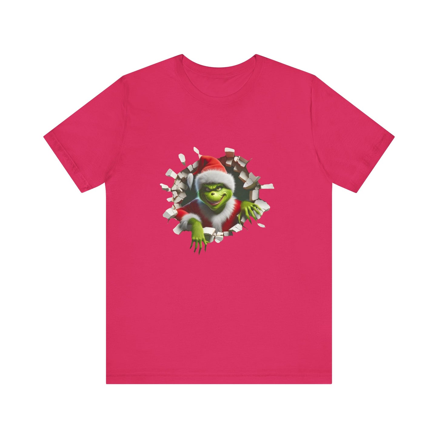 T-Shirt The Grinch Unisex Jersey Short Sleeve Tee | Soft Cotton Christmas T-Shirt Fuchsia
