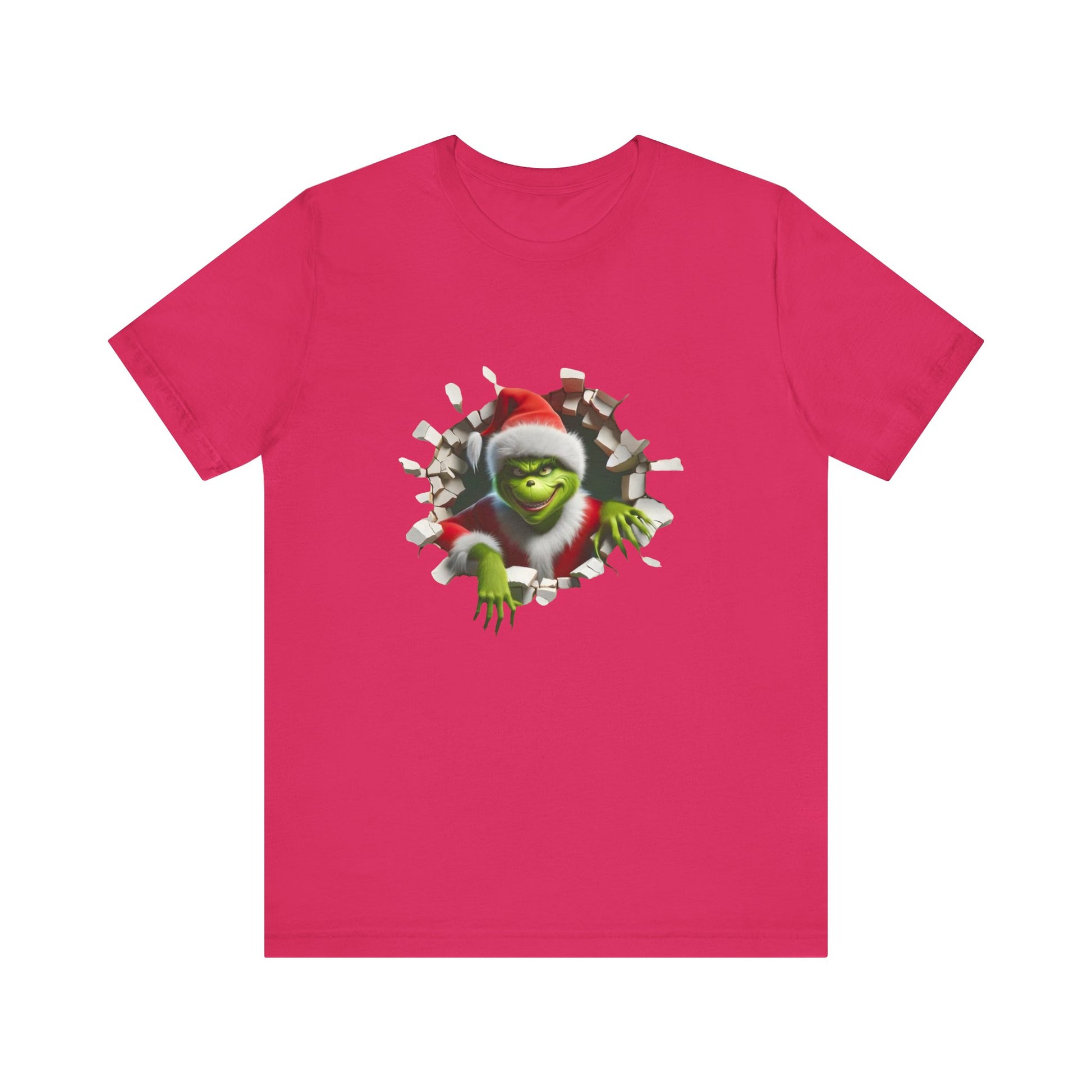 T-Shirt The Grinch Unisex Jersey Short Sleeve Tee | Soft Cotton Christmas T-Shirt Fuchsia