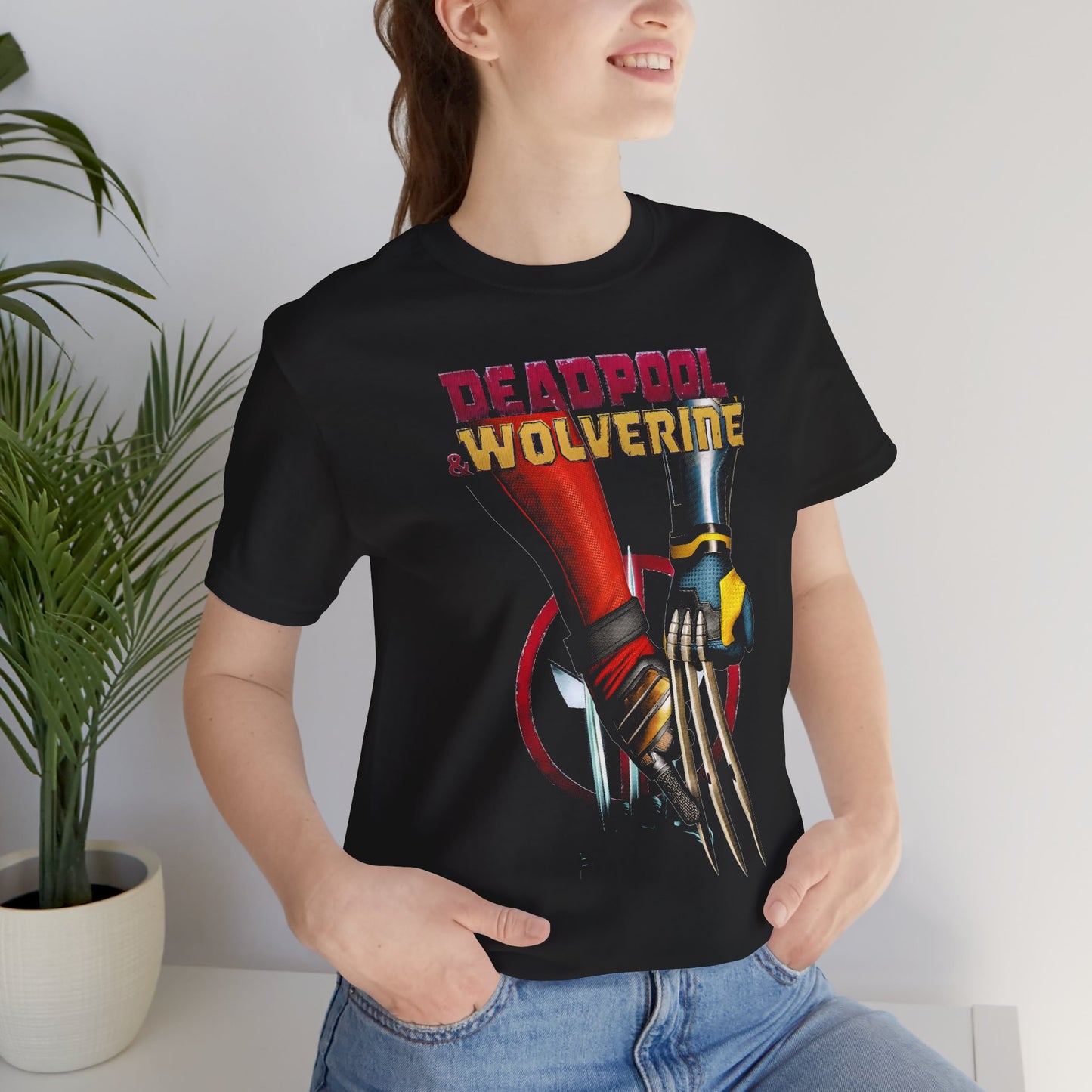 T-Shirt Deadpool & Wolverine Unisex Tee - Comic Book Style Graphic Shirt