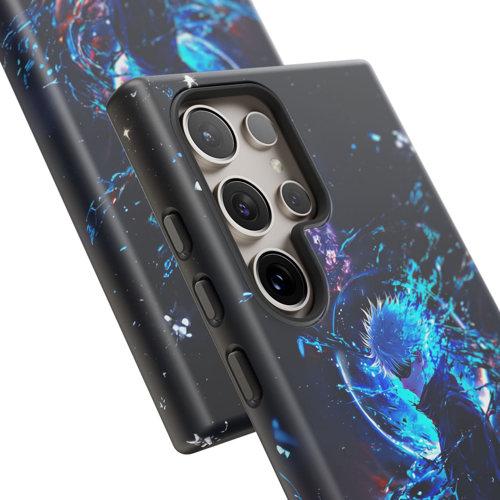 Anime Tough Phone Case – Gojou Satoru Design for iPhone, Samsung, and Google Pixel