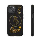 Tough Case Queen Phone Case – Matte & Glossy Crown Design for iPhone, Samsung & Pixel iPhone 15 Matte