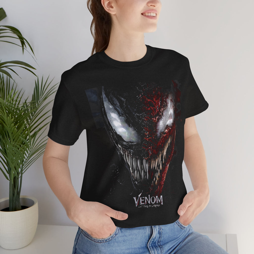 Venom Graphic Unisex Jersey Tee - Perfect for Fans