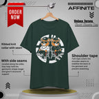 T-Shirt Awesome Bear T-Shirt - Fun Graphic Unisex Tee for Teen & Adults (100% Cotton) Forest