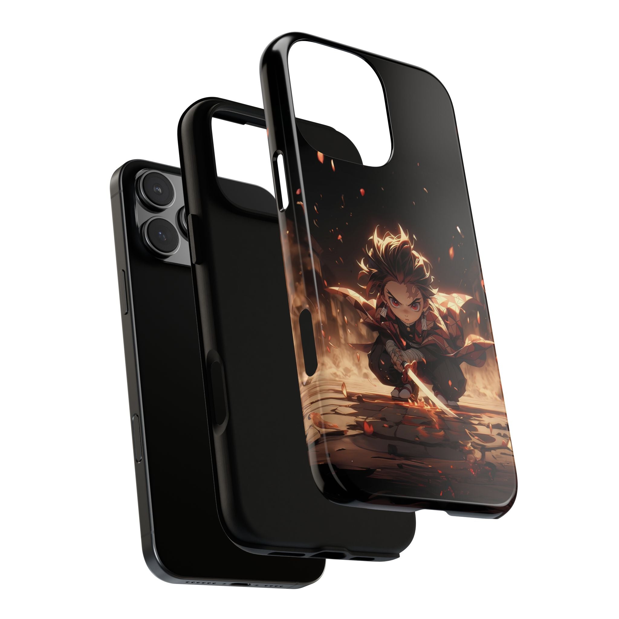 Tough Phone Case – Chibi Tanjiro Kamado Anime Protective Case for iPhone & Samsung