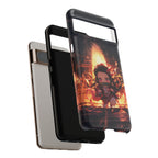 Chibi Nezuko Kamado Tough Phone Case – Anime Protective Case for iPhone & Samsung, UV Resistant, Durable & Stylish
