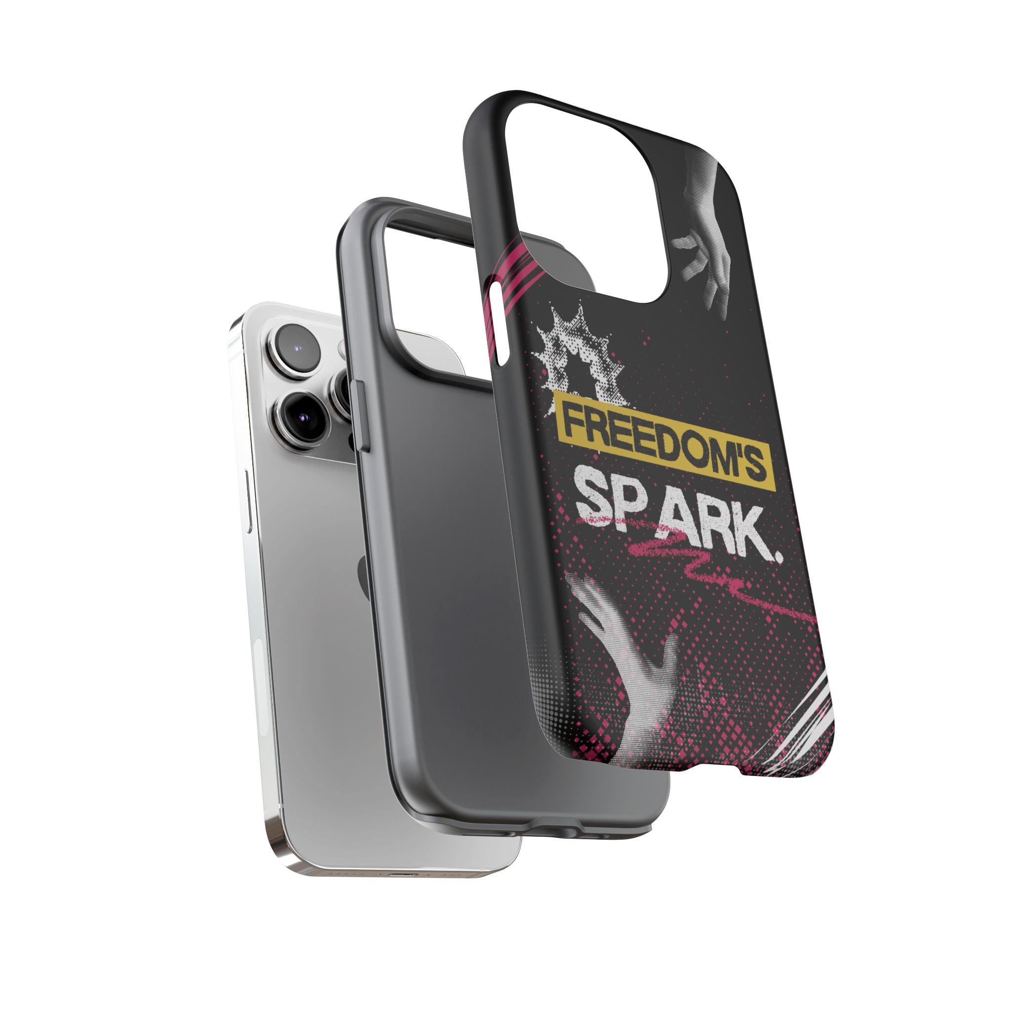 Tough Cases - Freedom's Spark Motivationsl Themed Phone Protection for iPhone, Samsung, and Google Pixel (Matte/Glossy)
