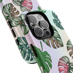 Tough Cases - Monstera Leaf Themed Phone Protection for iPhone, Samsung, and Google Pixel (Matte/Glossy)