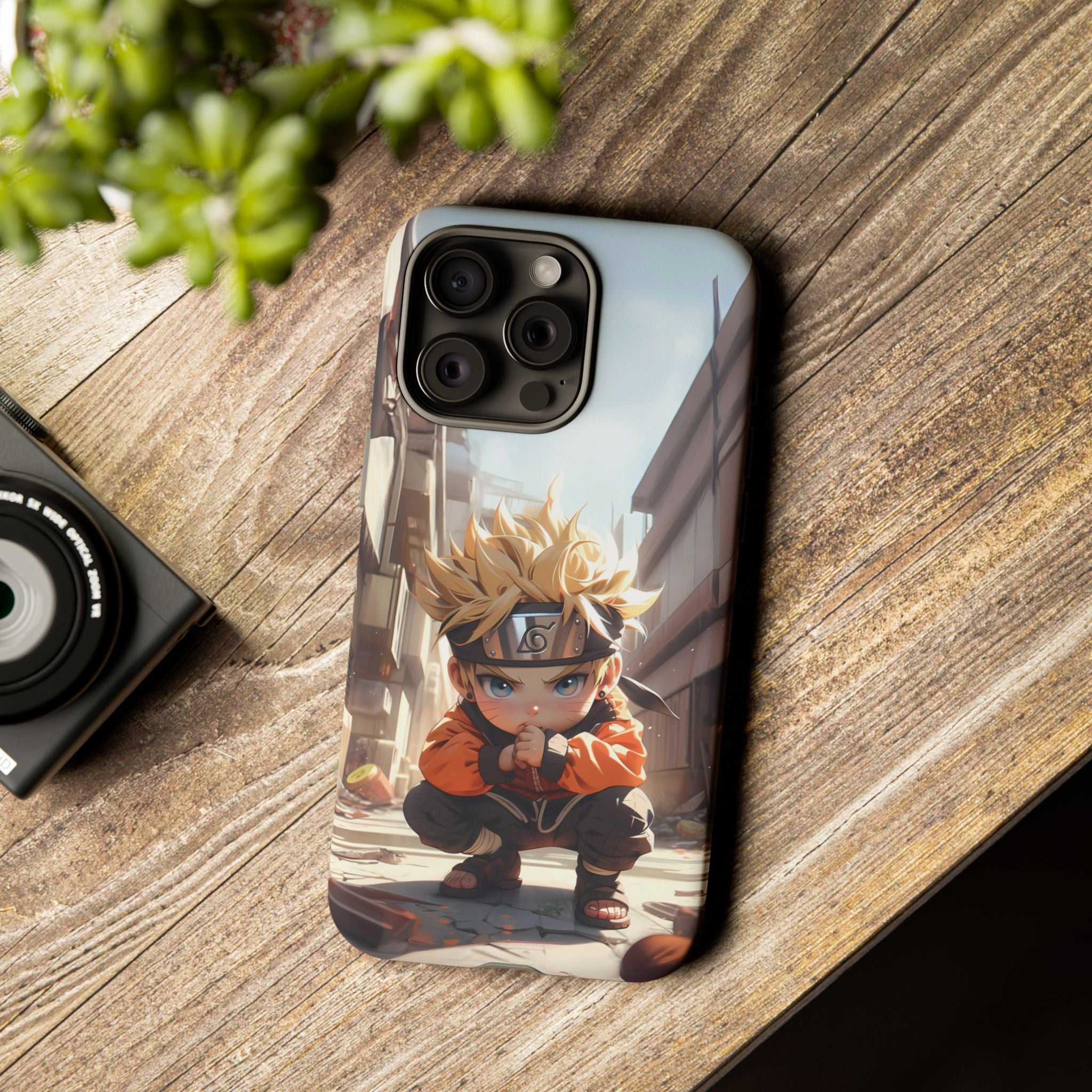 Chibi Naruto Tough Phone Case – Anime Protective Case for iPhone & Samsung, UV Resistant, Durable & Stylish