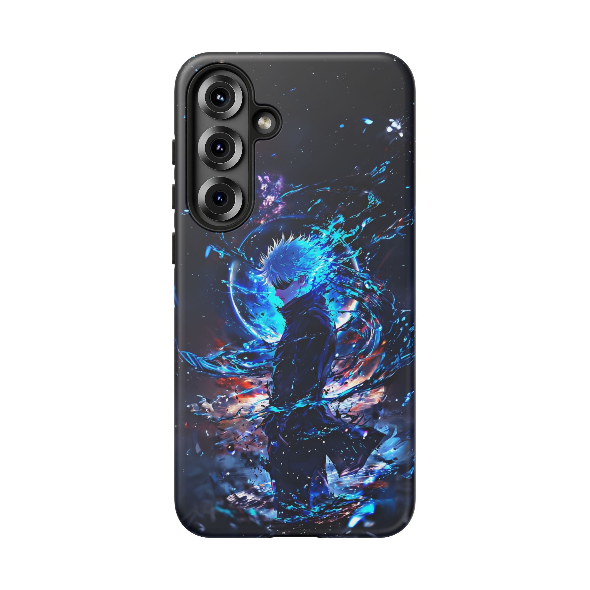 Anime Tough Phone Case – Gojou Satoru Design for iPhone, Samsung, and Google Pixel