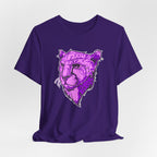 T-Shirt Vibrant Purple Leopard Tee - Unisex Jersey Shirt, Wild Animal Print, Graphic Tee, Gifts for Nature Lovers, Unique Artwear, Stylish [...]