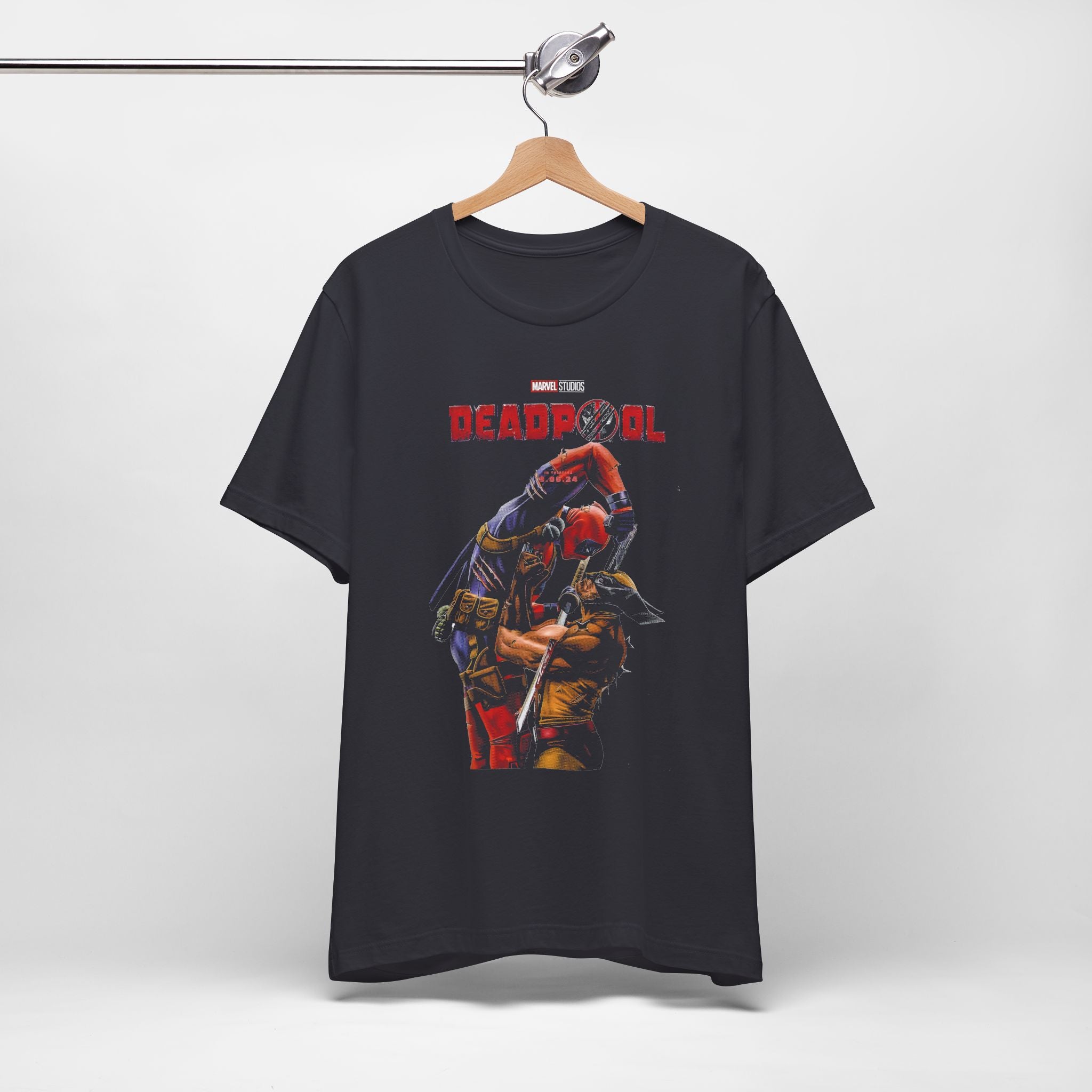 Deadpool Graphic Tee – Marvel Movie Unisex Jersey Shirt | Soft Cotton for Comic Fans & Pop Culture Lovers