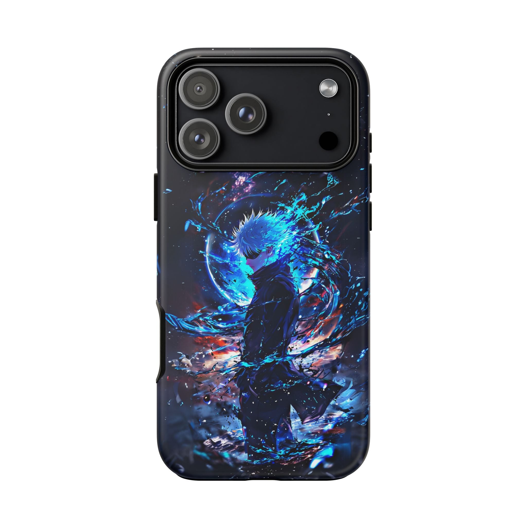 Anime Tough Phone Case – Gojou Satoru Design for iPhone, Samsung, and Google Pixel