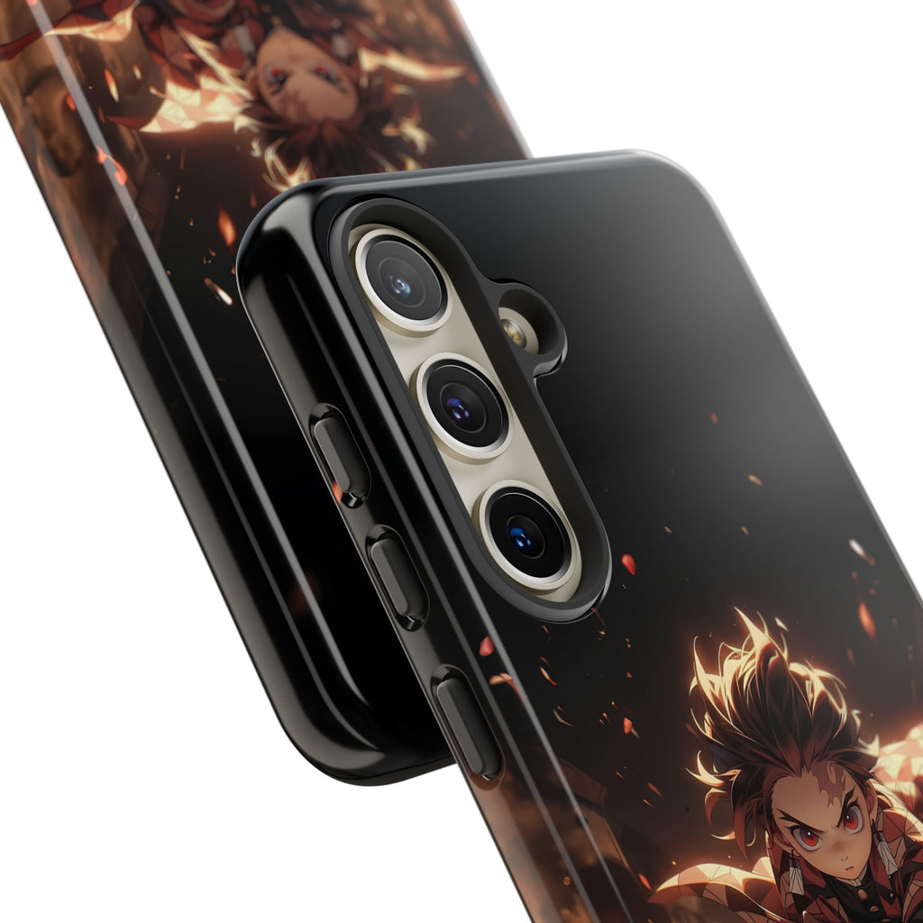 Tough Phone Case – Chibi Tanjiro Kamado Anime Protective Case for iPhone & Samsung