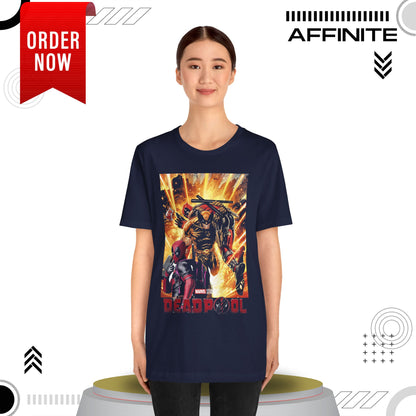 T-Shirt Marvel T Shirt - Deadpool Graphic Tee (Unisex Cotton)