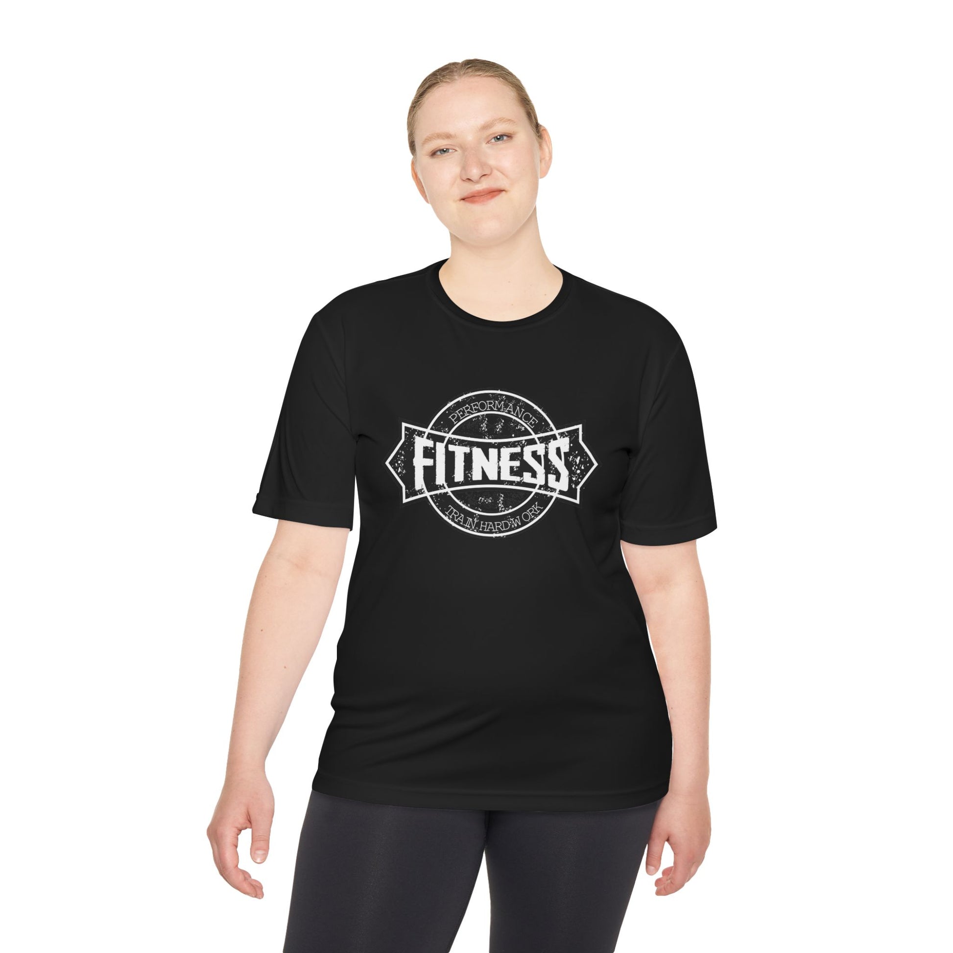 T-Shirt Moisture Wicking Fitness Shirt - Unisex Workout Tee for Gym, Running, Yoga