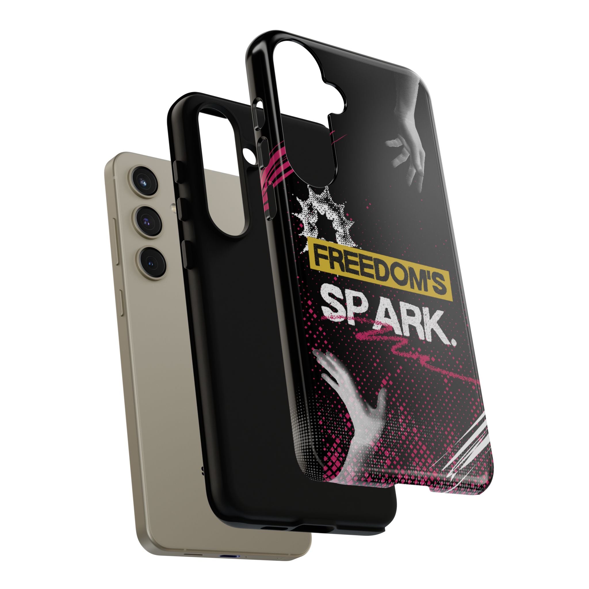 Tough Cases - Freedom's Spark Motivationsl Themed Phone Protection for iPhone, Samsung, and Google Pixel (Matte/Glossy)