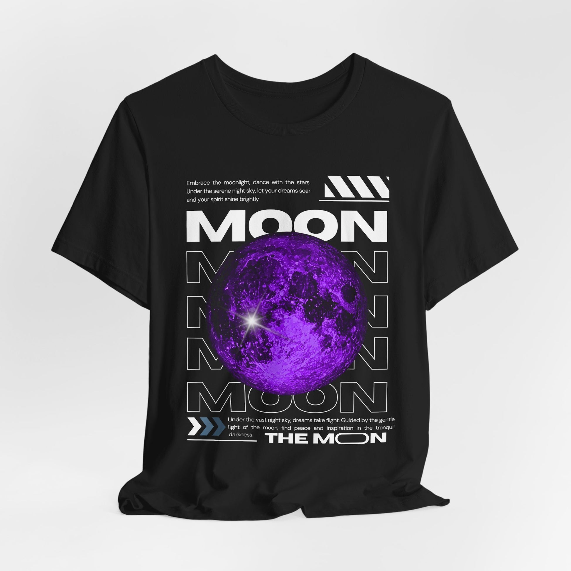T-Shirt Unisex Moon-Themed T-Shirt | Casual Short Sleeve Tee | Astronaut Lover Gift