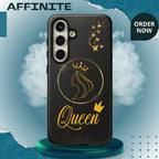 Tough Case Queen Phone Case – Matte & Glossy Crown Design for iPhone, Samsung & Pixel Samsung Galaxy S24 Matte