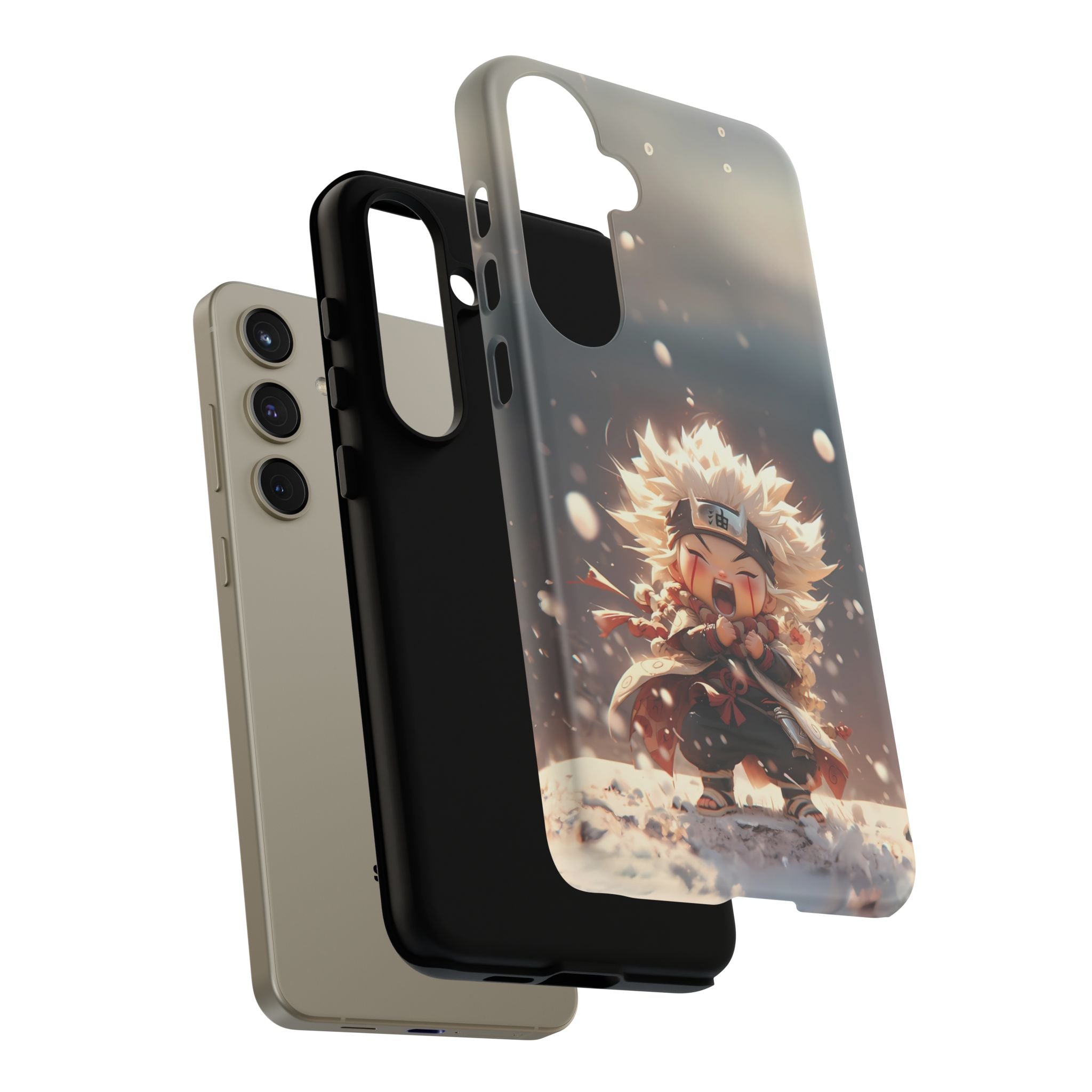 Anime Phone Case – Chibi Jiraiya Tough Protective Case for iPhone & Samsung