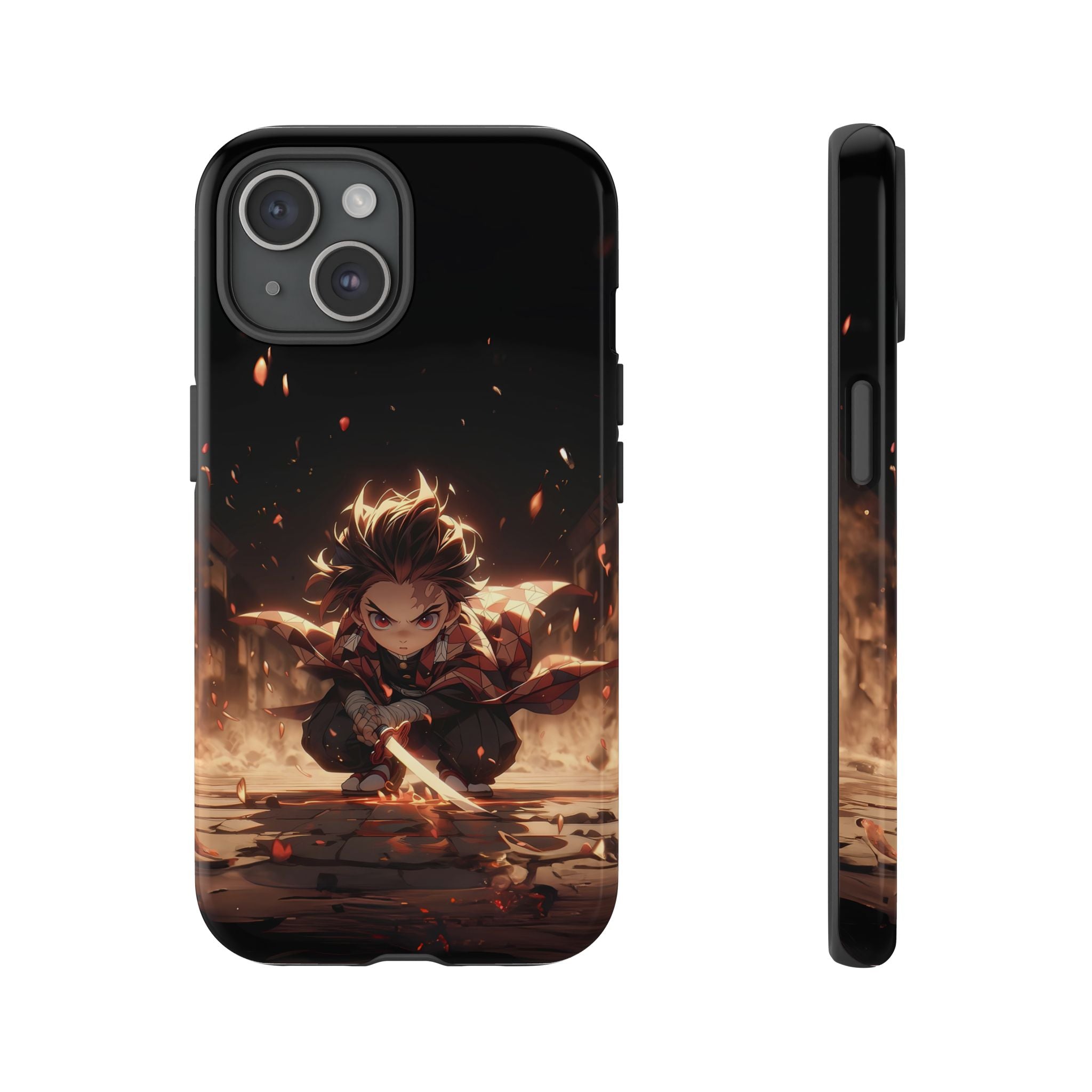 Tough Phone Case – Chibi Tanjiro Kamado Anime Protective Case for iPhone & Samsung