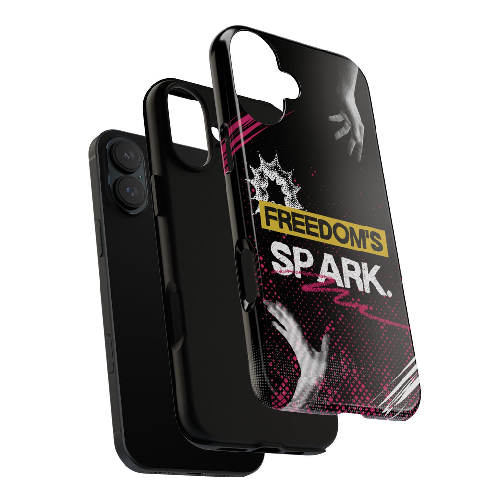 Tough Cases - Freedom's Spark Motivationsl Themed Phone Protection for iPhone, Samsung, and Google Pixel (Matte/Glossy)