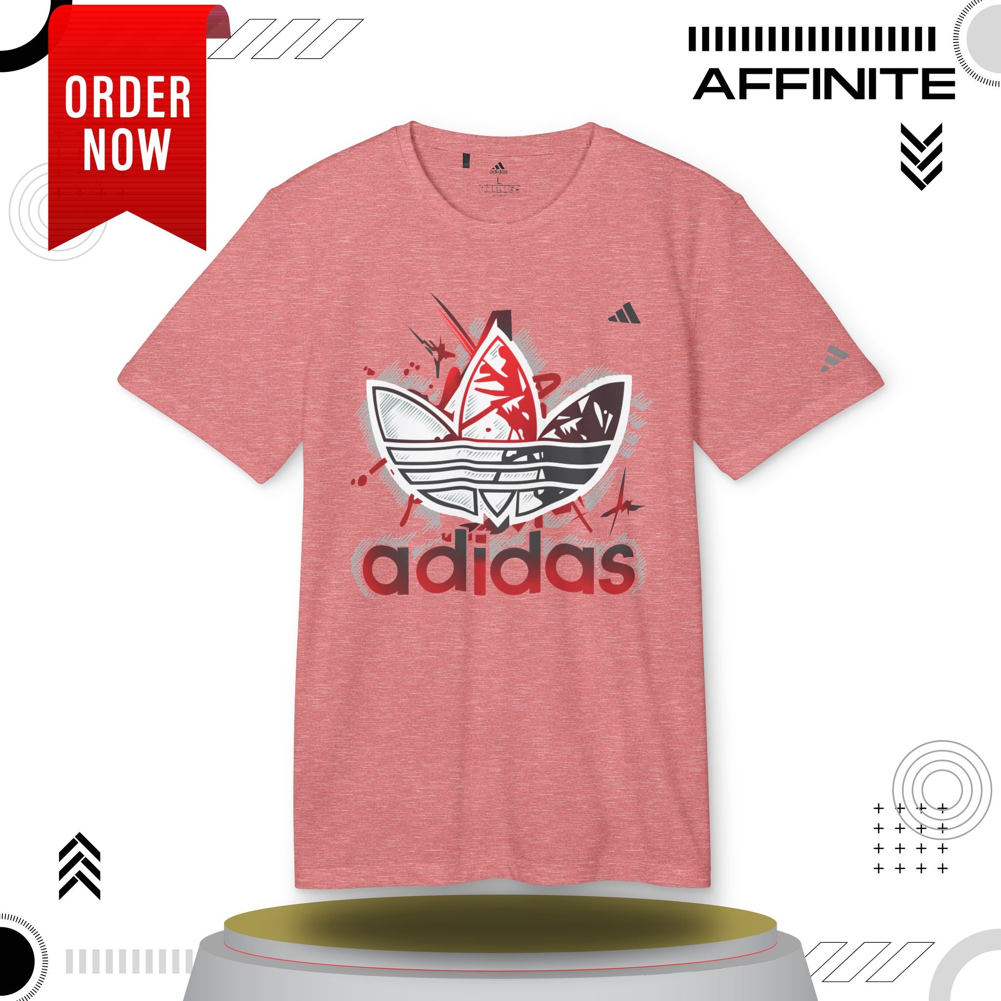 T-Shirt Unleash Your Potential: The Ultimate Guide to adidas Performance T-Shirts for Peak Athletic Performance Power Red Heather