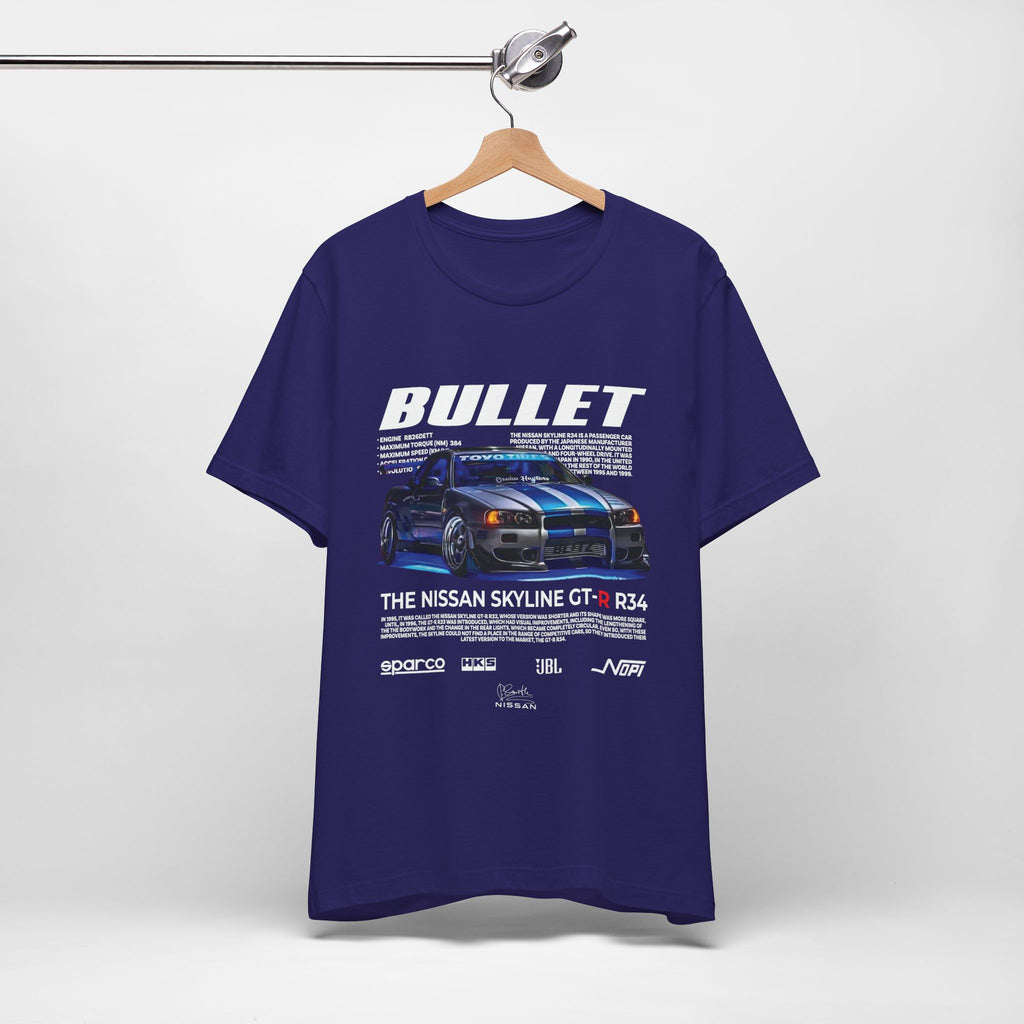 Nissan Skyline R34 T Shirt – Premium JDM Graphic Tee for Car Enthusiasts