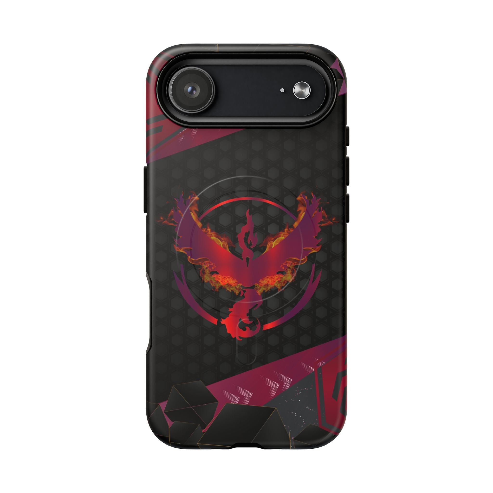 Pokémon Phone Case – Team Valor Tough MagSafe for iPhone 15, 16, 17 | Dual-Layer Armor + Magnetic Charging