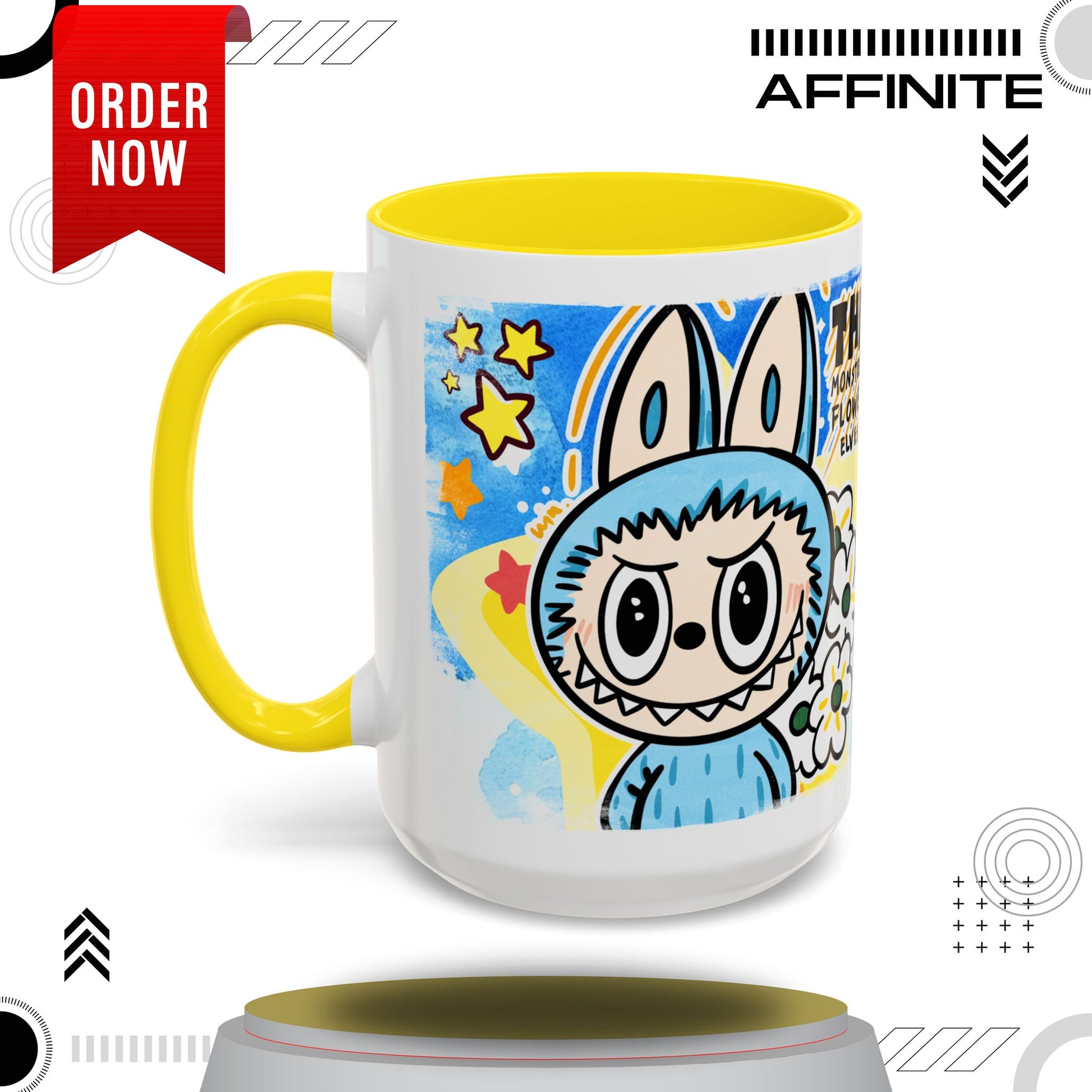 Mug Lazy Yoga Monsters Coffee Mug - Fun Accent Mug for Yoga Lovers